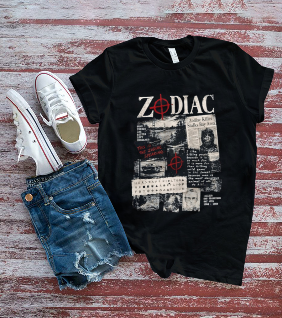 Zodiac Killer This Is The Zodiac Speaking Cipher San Francisco Bay Area T-Shirt