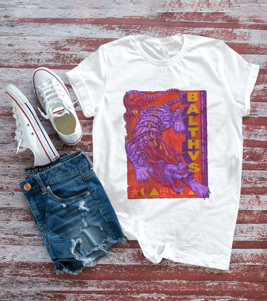 Original Balthvs San Diego Oct 2026 Featuring Richard Houghten Vibrant Lion T-Shirt