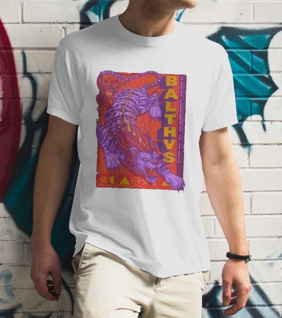 Original Balthvs San Diego Oct 2026 Featuring Richard Houghten Vibrant Lion T-Shirt