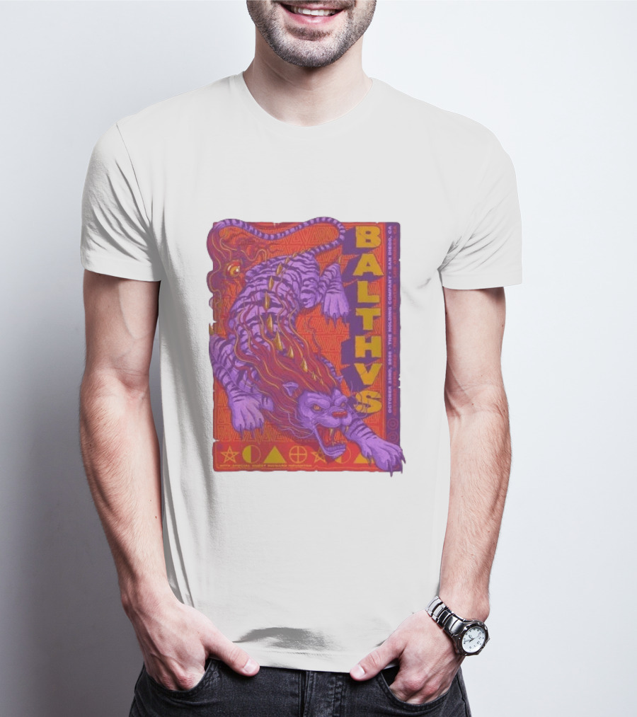 Original Balthvs San Diego Oct 2026 Featuring Richard Houghten Vibrant Lion T-Shirt