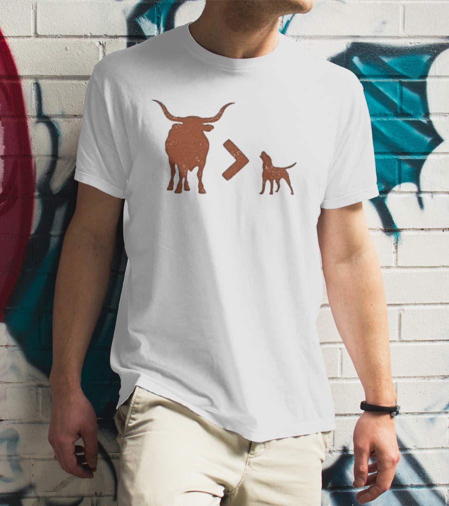 Original Greater Than Texas Football Rivalry Longhorn Vs Aggie T-Shirt