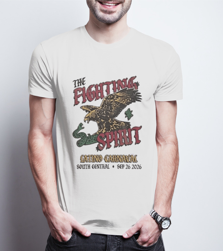 The Fighting Spirit Latino Carnaval Soiree Central Sep 26 2026 T-Shirt