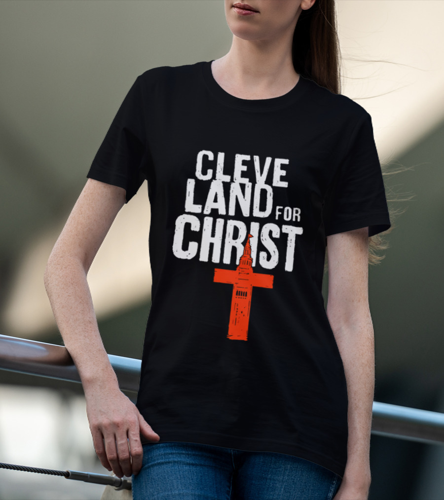 Cleveland For Christ 2026 Tower Cross T-Shirt