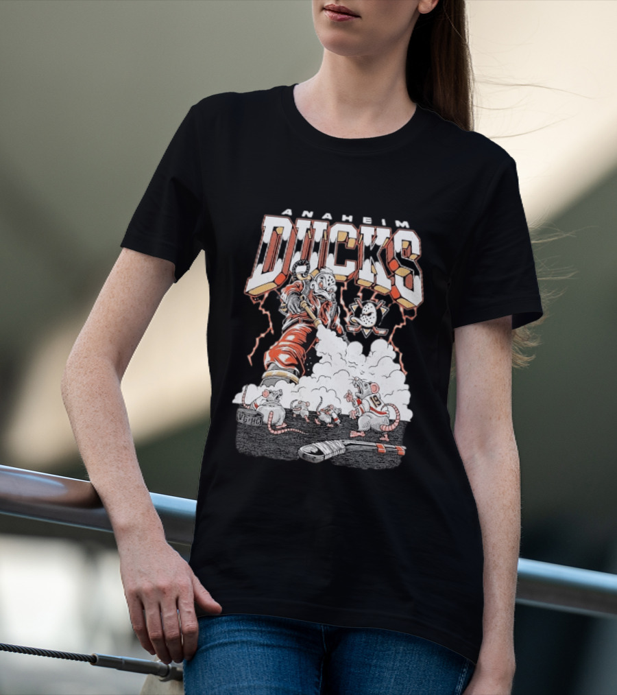 Anaheim Ducks Erase The Rat Florida Panthers Hockey Battle T-Shirt