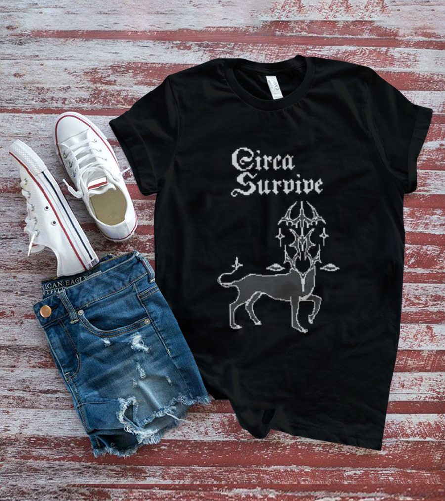 Circa Survive Pixel Creature Mystic Dog T-Shirt
