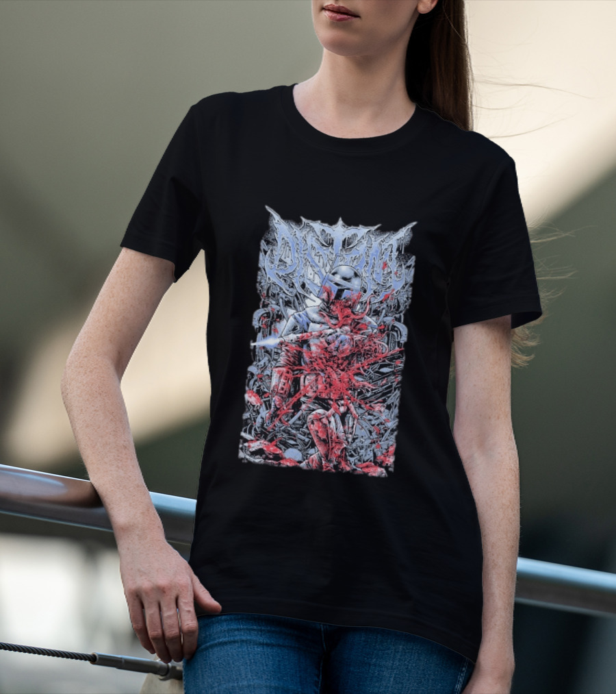 Distant Bounty Hunter Star Wars Metal T-Shirt