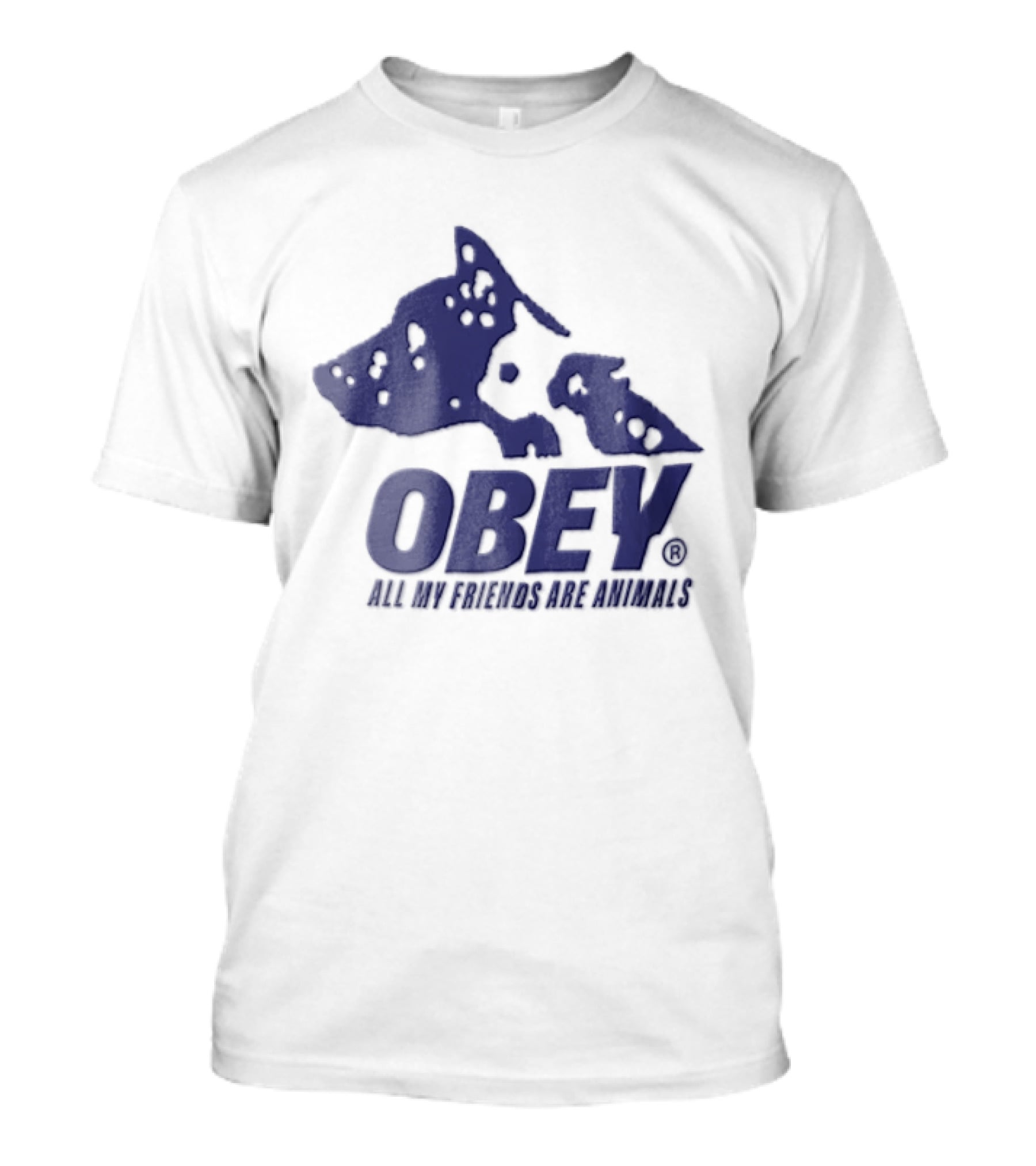 Obey All My Friends Are Animals Dog T-Shirt
