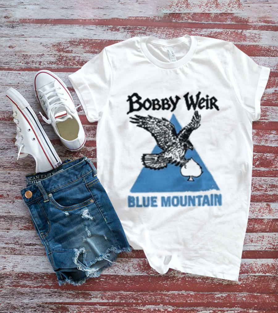 Bobby Weir Blue Mountain Eagle Spade Triangle T-Shirt