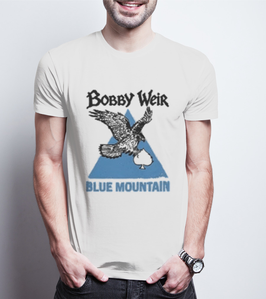 Bobby Weir Blue Mountain Eagle Spade Triangle T-Shirt