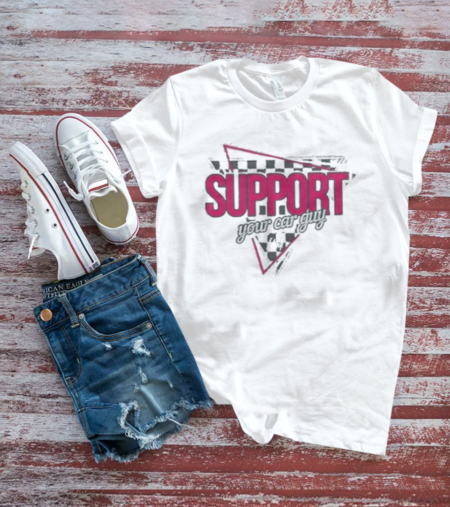 Cleetus Mcfarland Support Your Car Guy Racing T-Shirt