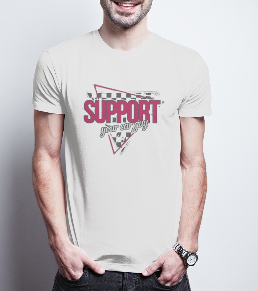 Cleetus Mcfarland Support Your Car Guy Racing T-Shirt