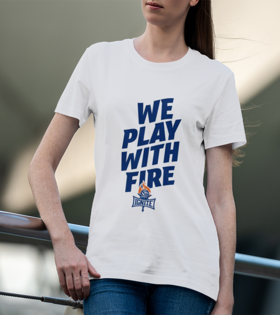 Indy Ignitevb We Play With Fire Cropped T-Shirt