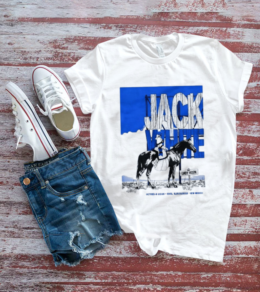 Jack White Live At Revel Entertainment Center Albuquerque October 4 2026 Lindy Vision T-Shirt