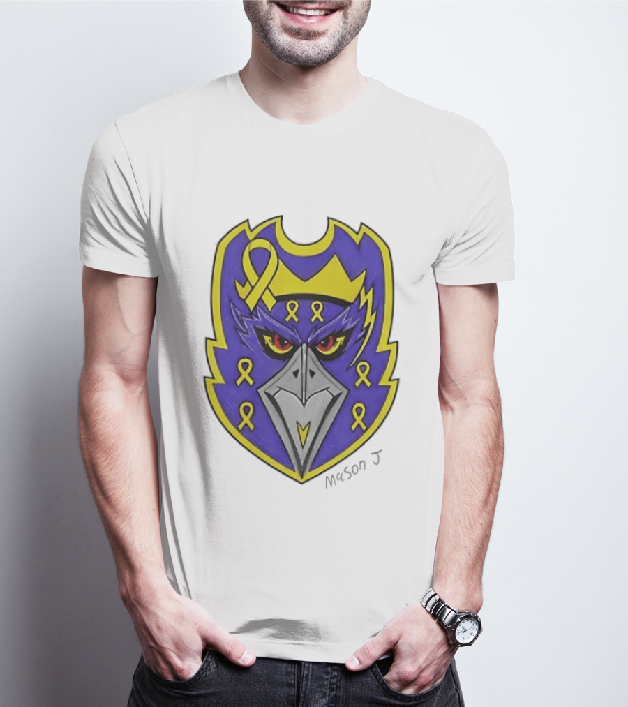 Revans Royale Pride Ribbon Emblem Mason J T-Shirt