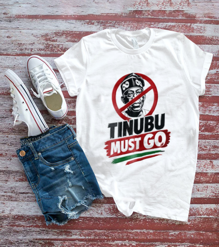 Tinubu Must Go Traditional Cap Crossed Out T-Shirt