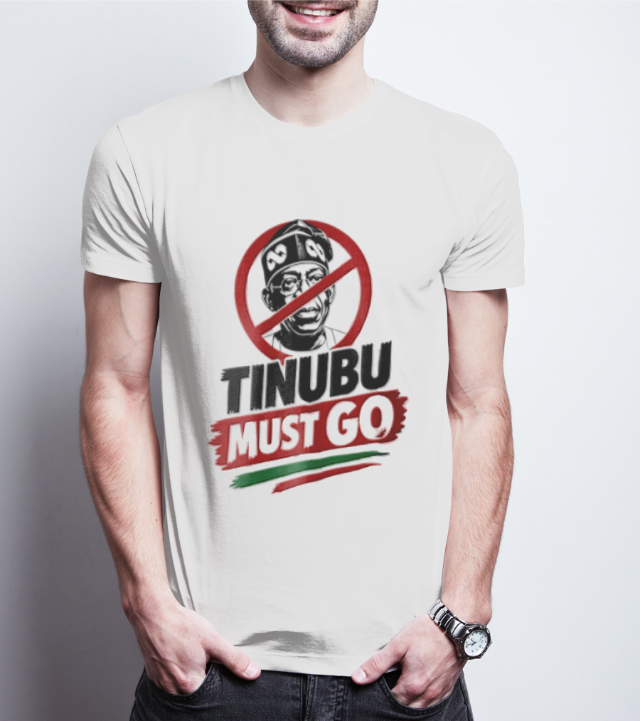 Tinubu Must Go Traditional Cap Crossed Out T-Shirt