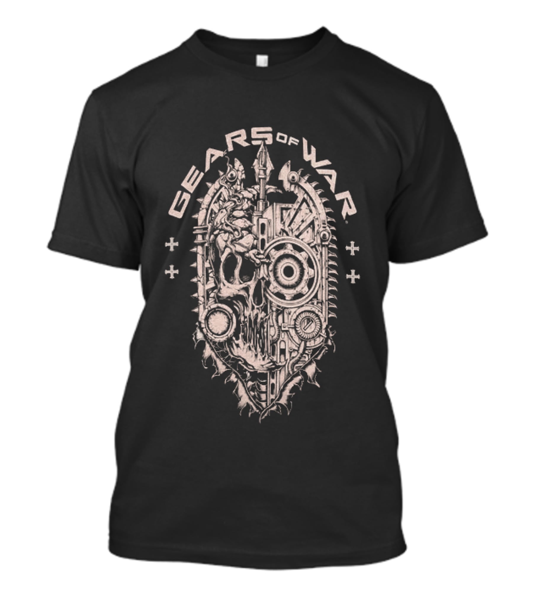Affliction Clothing Gears Of War Skull T-Shirt