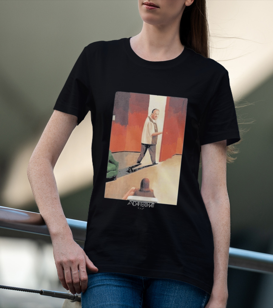After That Therapy Scene Black Edge T-Shirt