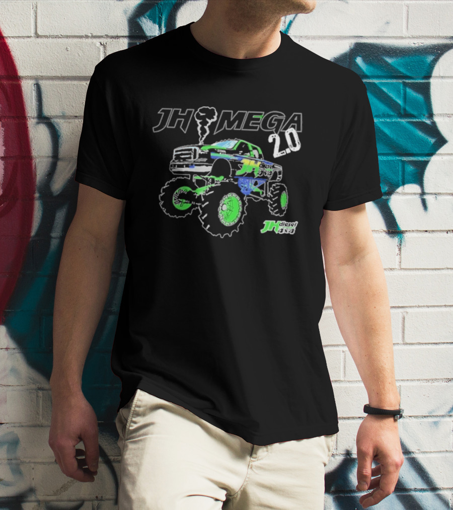 Cleetus Mcfarland JH Mega 2.0 Mud Truck Monster Rally T-Shirt