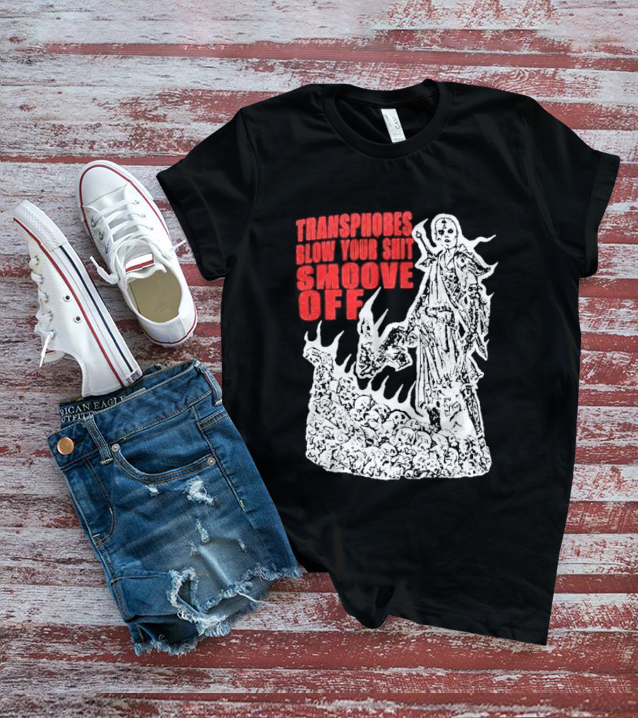 Transphobes Blow Your Smoove Off Flame Spirit T-Shirt