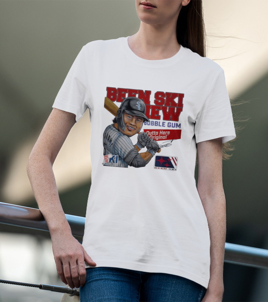 Been Ski View Bubble Gum Outta Here Baseball Original T-Shirt