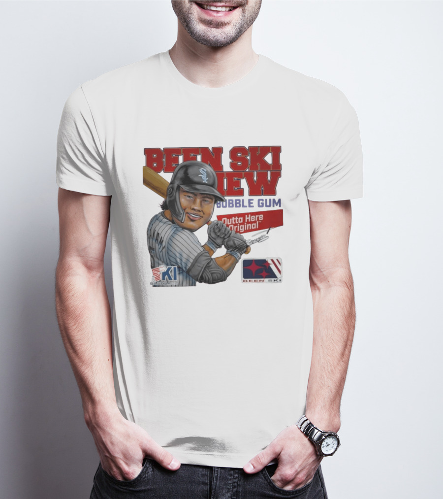 Been Ski View Bubble Gum Outta Here Baseball Original T-Shirt