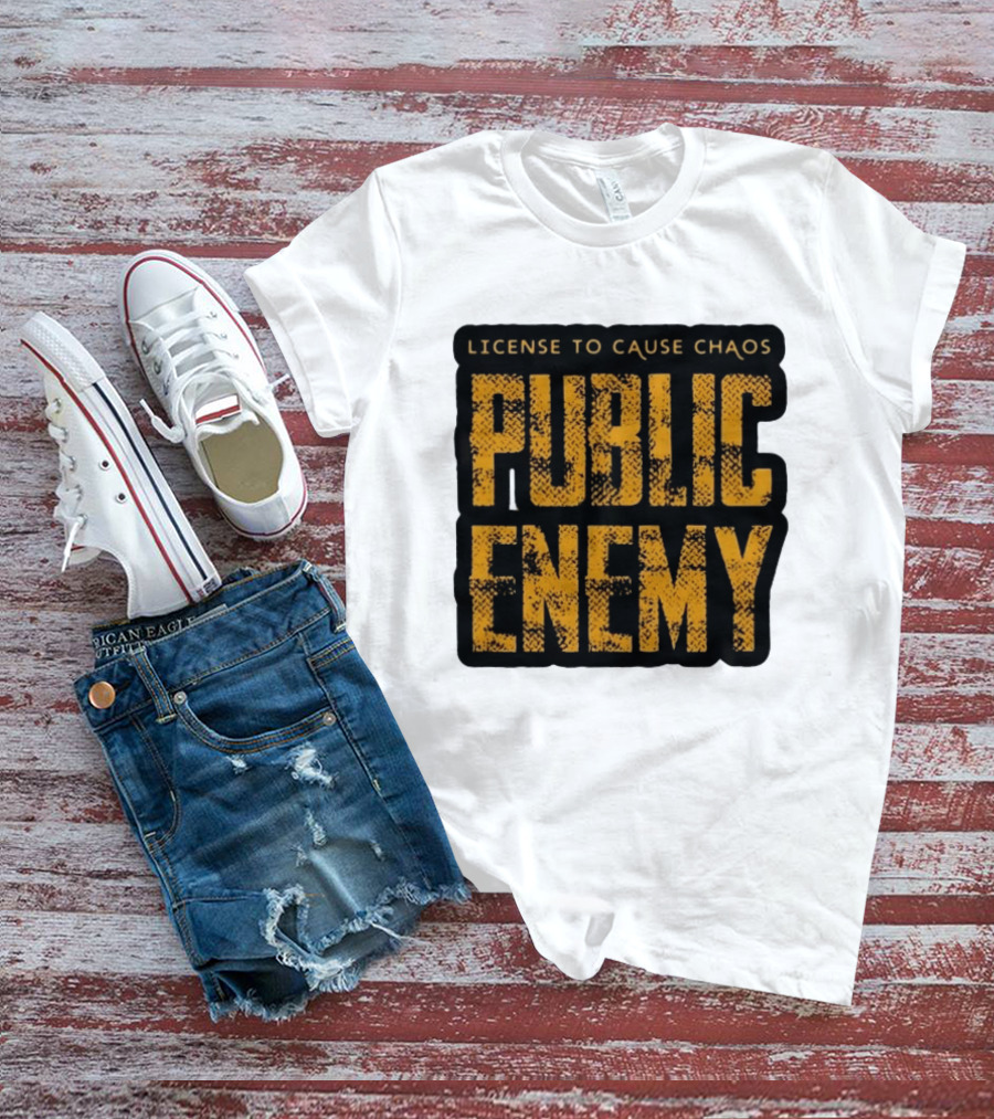 License To Cause Chaos Public Enemy T-Shirt