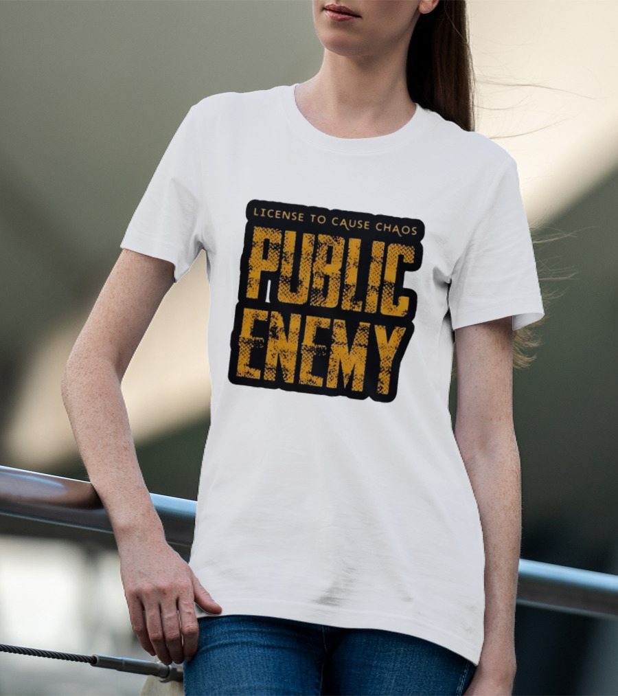 License To Cause Chaos Public Enemy T-Shirt