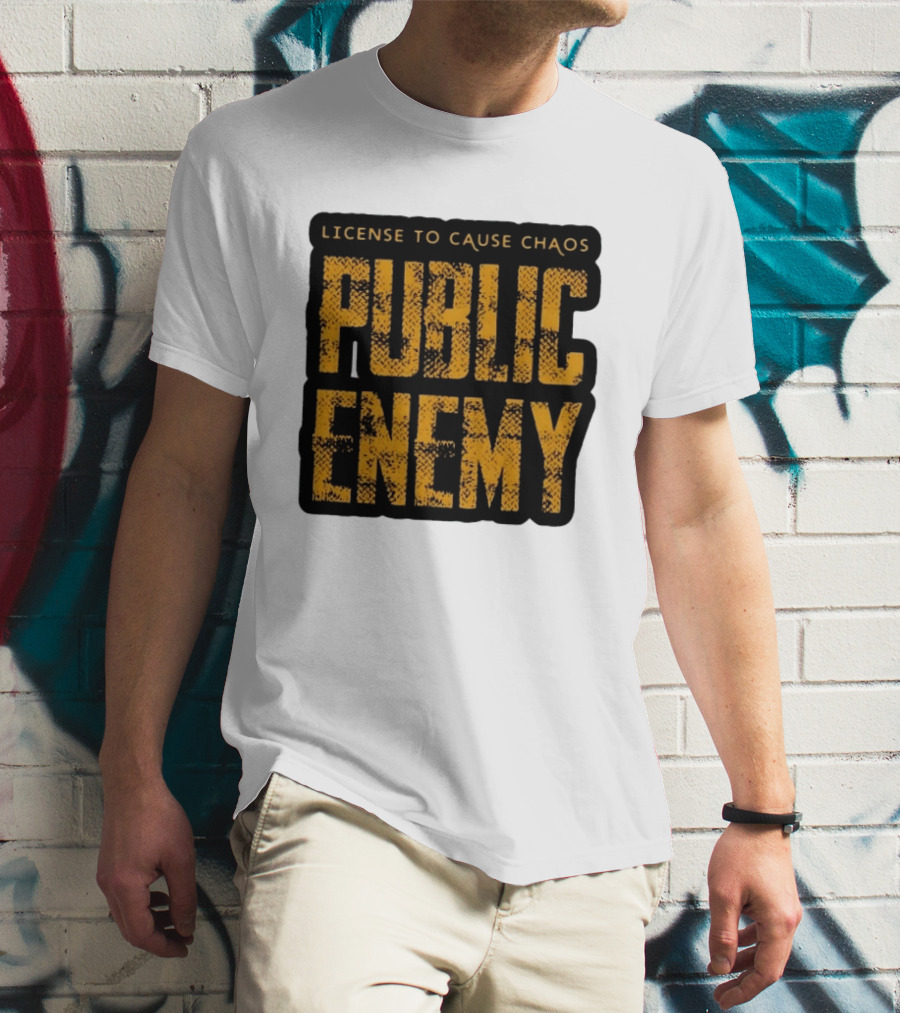 License To Cause Chaos Public Enemy T-Shirt