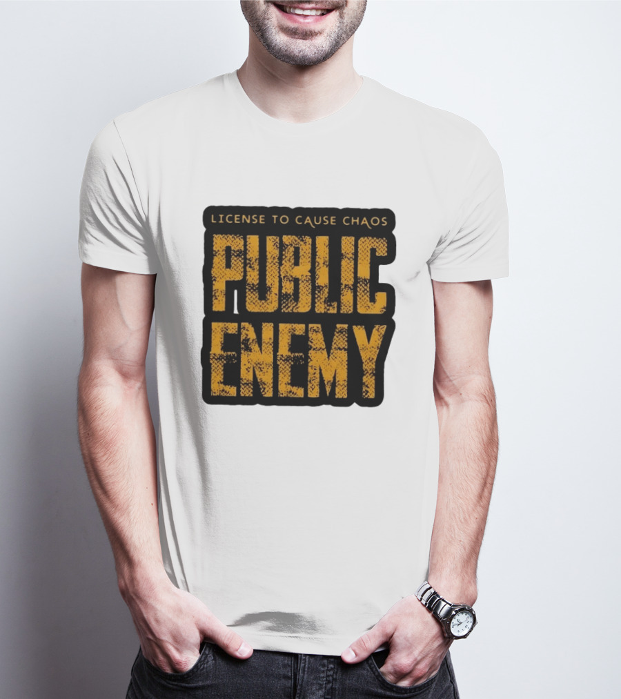 License To Cause Chaos Public Enemy T-Shirt