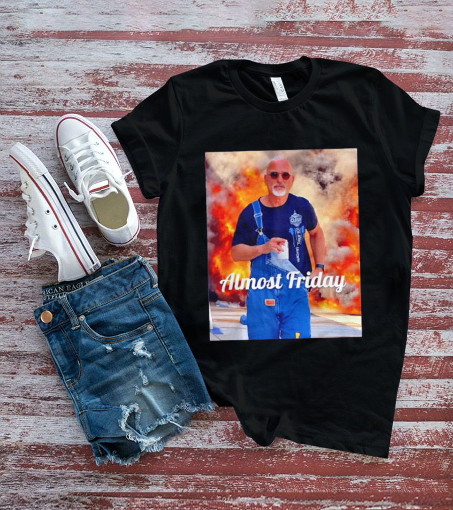 Almost Friday Clash Los Angeles California Explosive T-Shirt