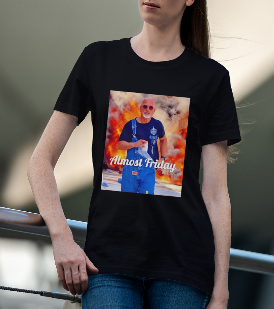 Almost Friday Clash Los Angeles California Explosive T-Shirt
