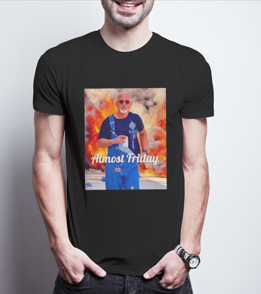 Almost Friday Clash Los Angeles California Explosive T-Shirt