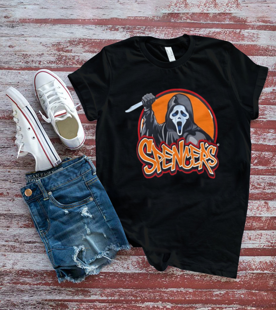 Ghost Face Spencers Halloween 2026 T-Shirt
