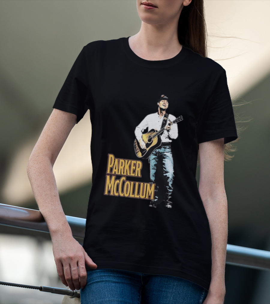Parker McCollum Acoustic Performance Deluxe Guitar Photo T-Shirt