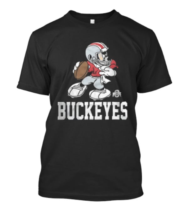 Ohio State Buckeyes Mickey Mouse Football Uniform T-Shirt