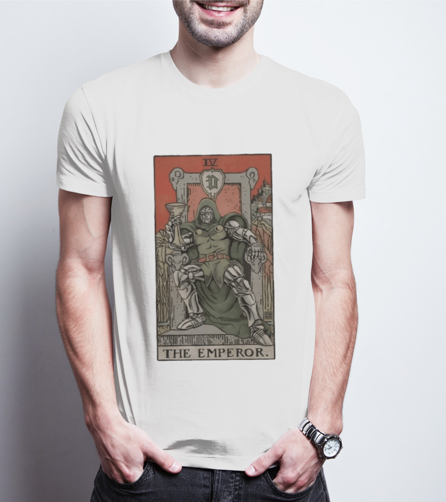 Doctor Doom IV Tarot Card The Emperor Marvel T-Shirt