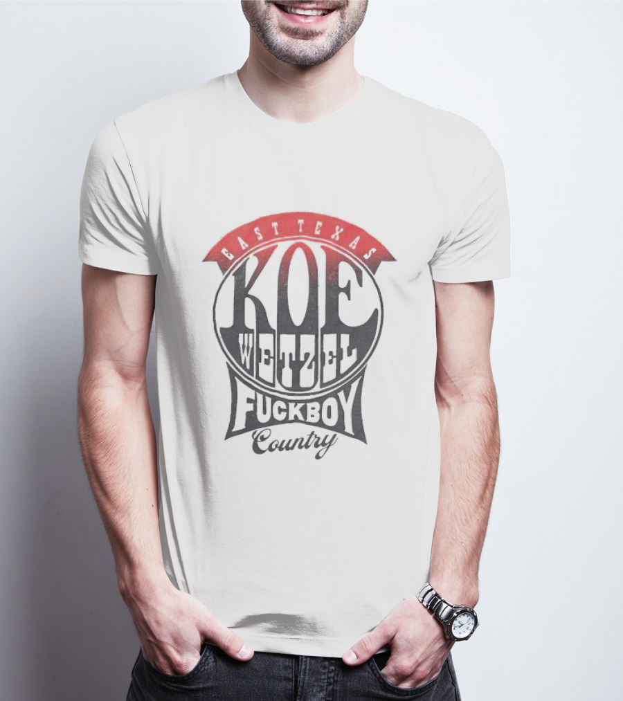 Koe Wetzel East Texas Fuckboy Country Bowtie T-Shirt