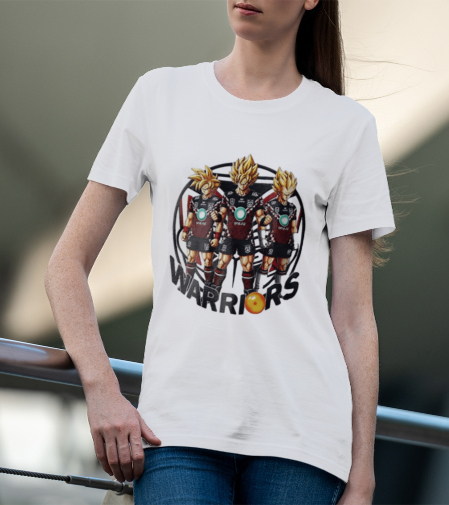 NRL New Zealand Warriors One NZ Super Saiyan Warriors Fusion T-Shirt