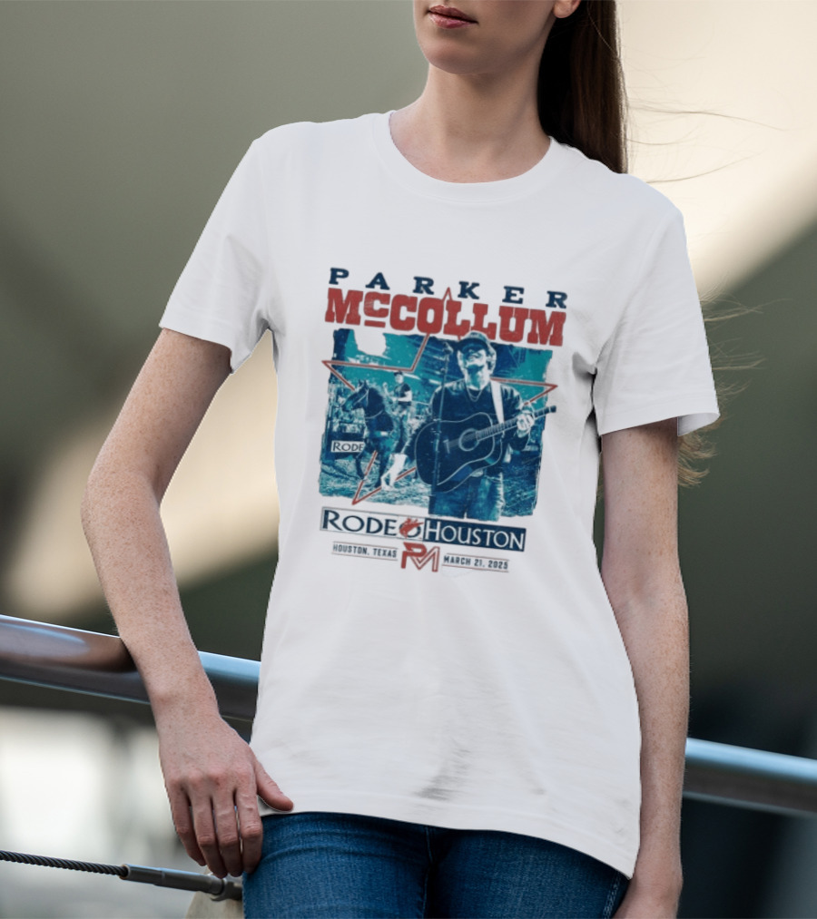 Parker McCollum Live At Rodeo Houston Texas March 21 2025 T-Shirt