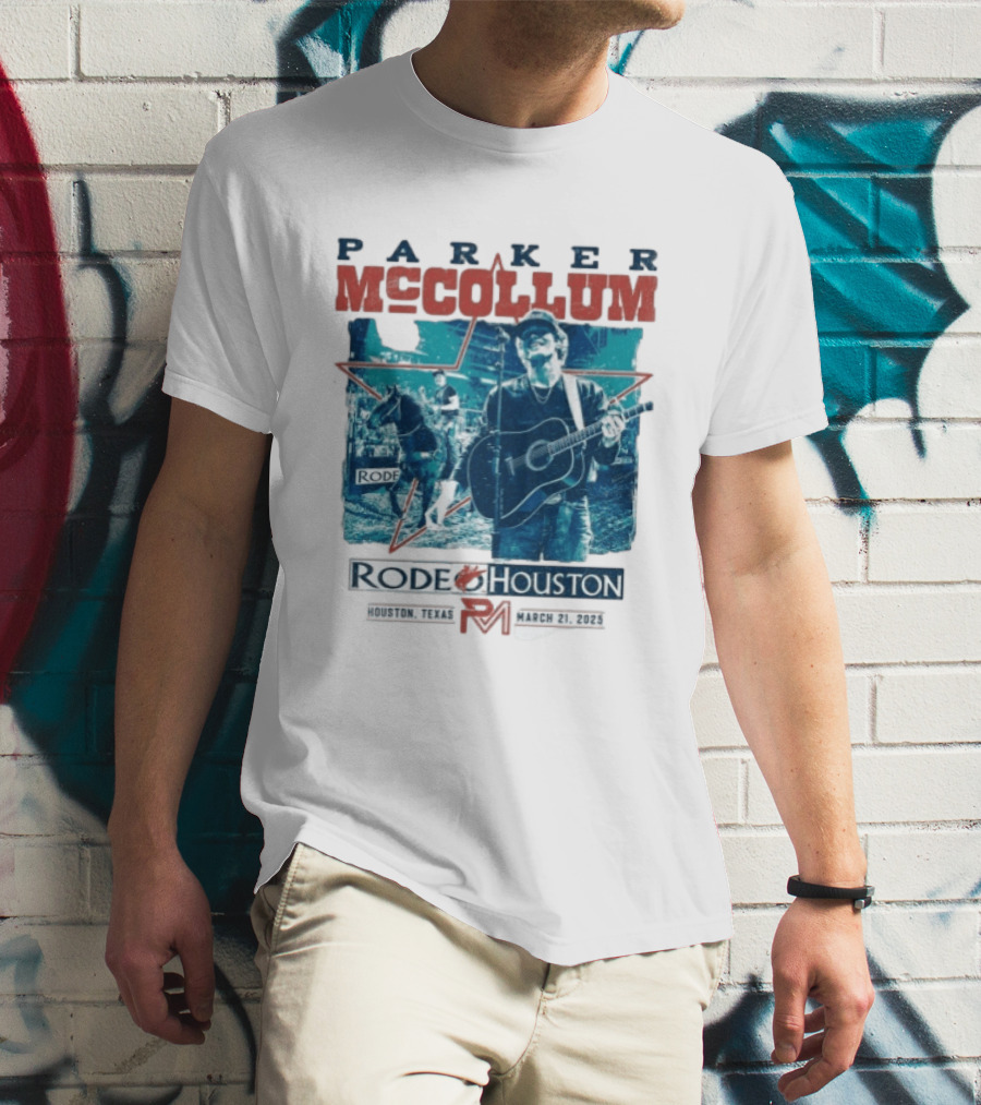 Parker McCollum Live At Rodeo Houston Texas March 21 2025 T-Shirt