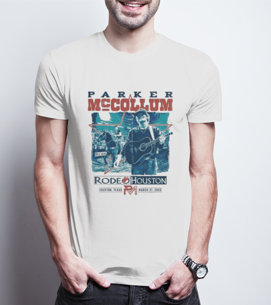 Parker McCollum Live At Rodeo Houston Texas March 21 2025 T-Shirt