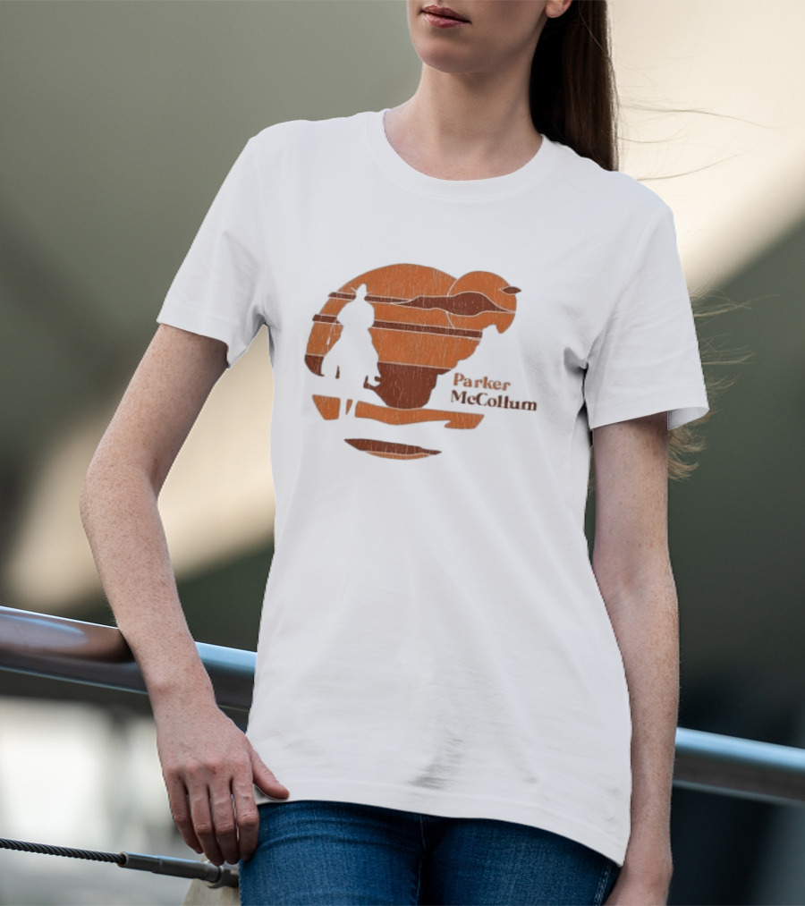 Parker Mccollum Sunset Cowboy Silhouette Rustic T-Shirt
