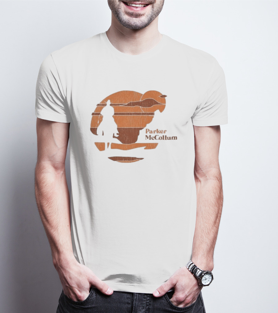 Parker Mccollum Sunset Cowboy Silhouette Rustic T-Shirt