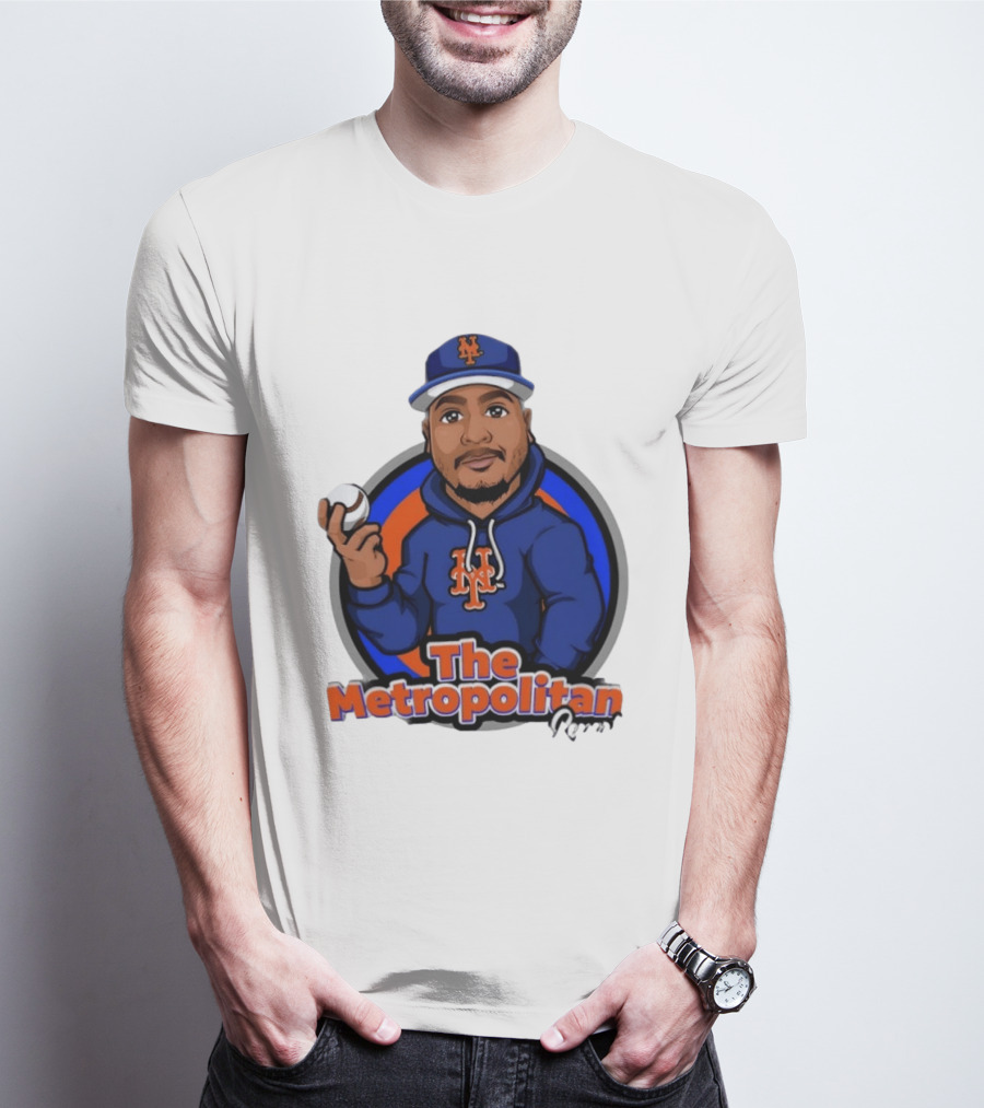 The Metropolitan Report New York Mets Baseball Fan T-Shirt