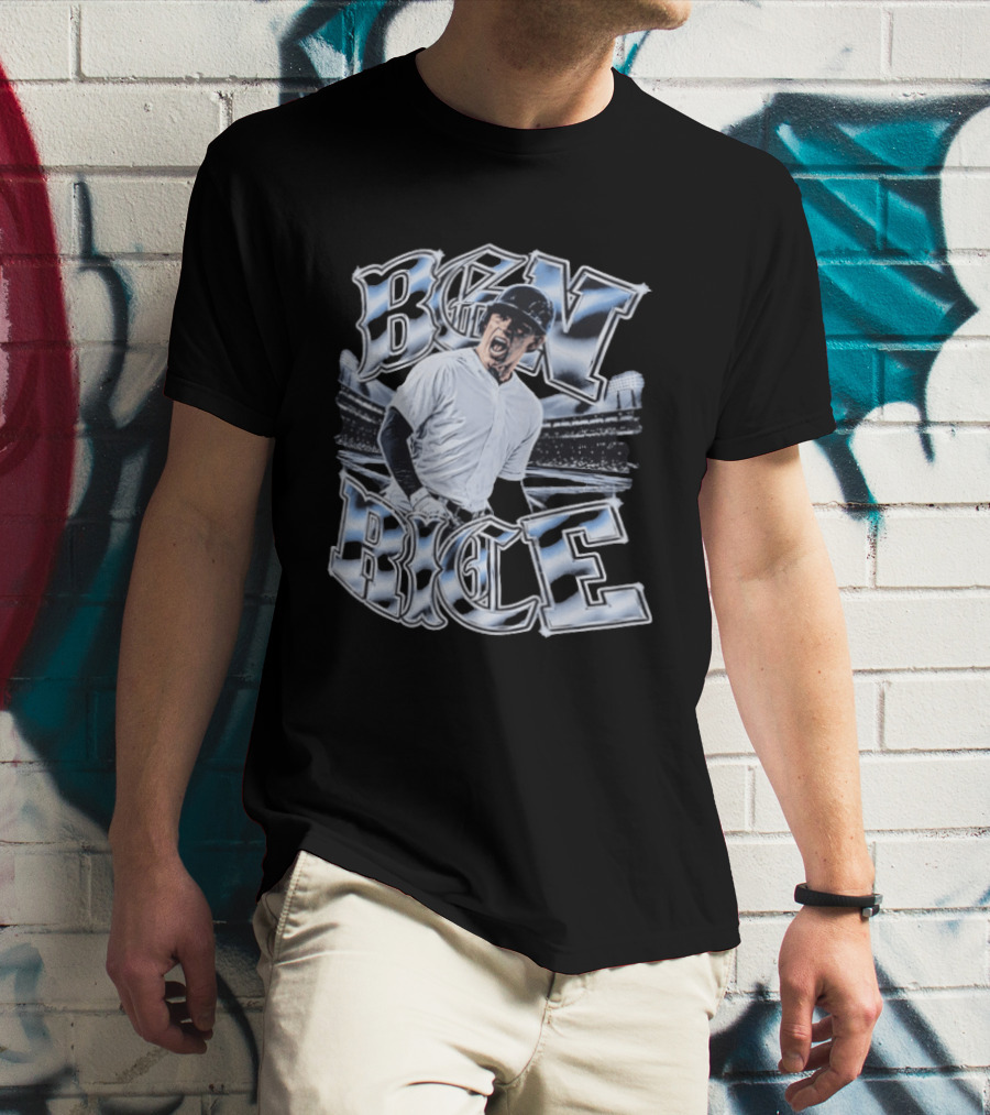 Ben Rice New York Yankees October Power Baseball Stadium T-Shirt