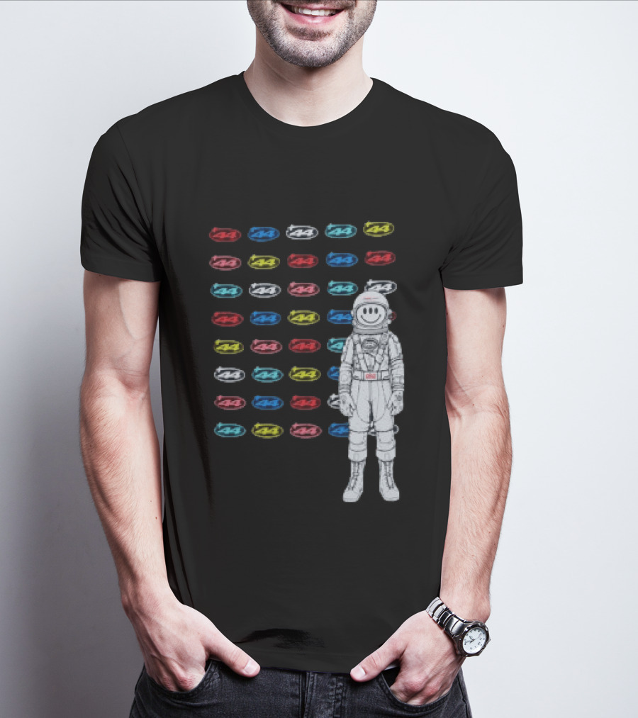 Plus44 Spaceman Heavyweight Astronaut Smile T-Shirt