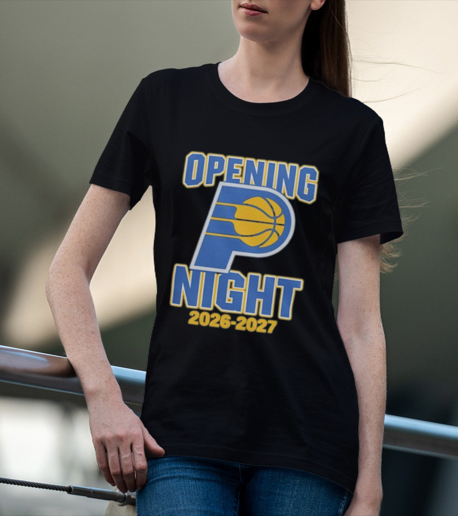 Indiana Pacers Opening Night 2026 2027 T-Shirt