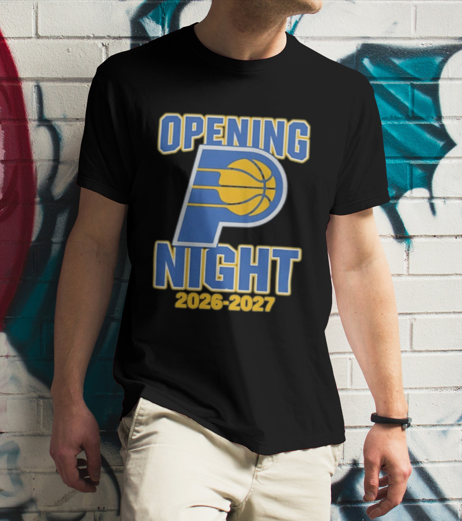 Indiana Pacers Opening Night 2026 2027 T-Shirt