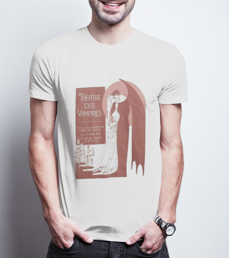 Théâtre Des Vampires Entretien Avec Un Vampire Anne Rice 20 BD Du Temple Jeudi 5 Mai T-Shirt